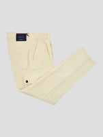 Kiton Knt White Cotton Ea Velvet Cargo Pants