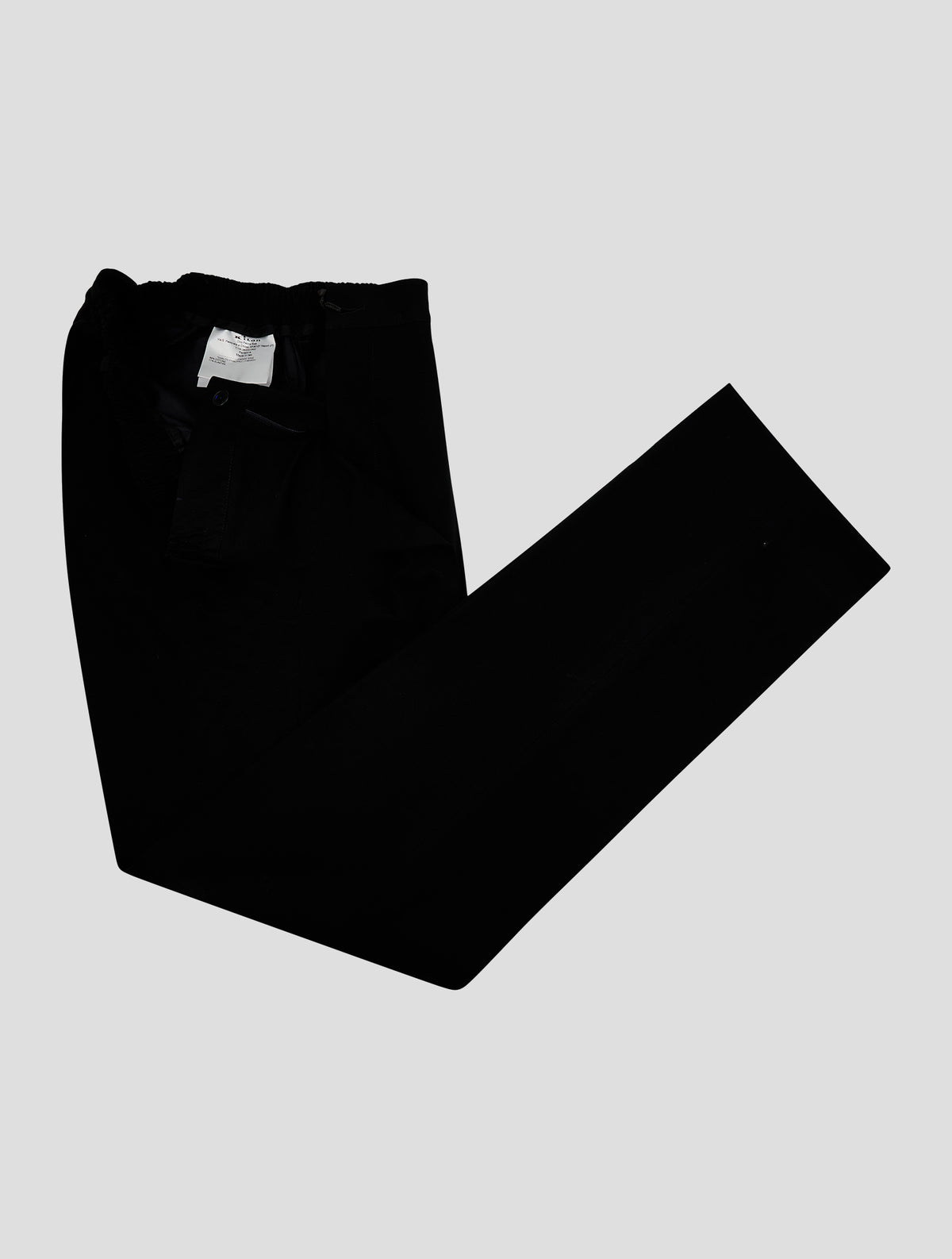Kiton Knt Black Cotton Ea Pants