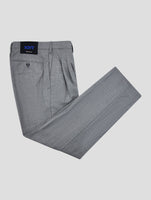 Kiton Knt Gray Wool Dress Pants