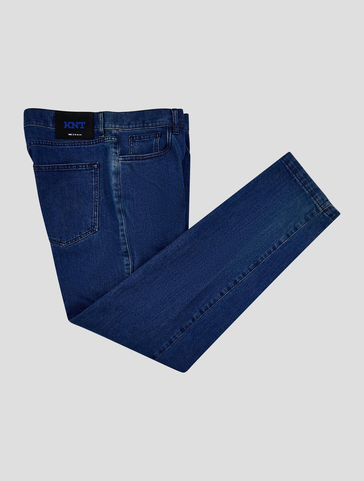 Kiton Knt Blue Cotton Ea Jeans