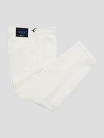 Kiton Knt White Cotton Ea Pants