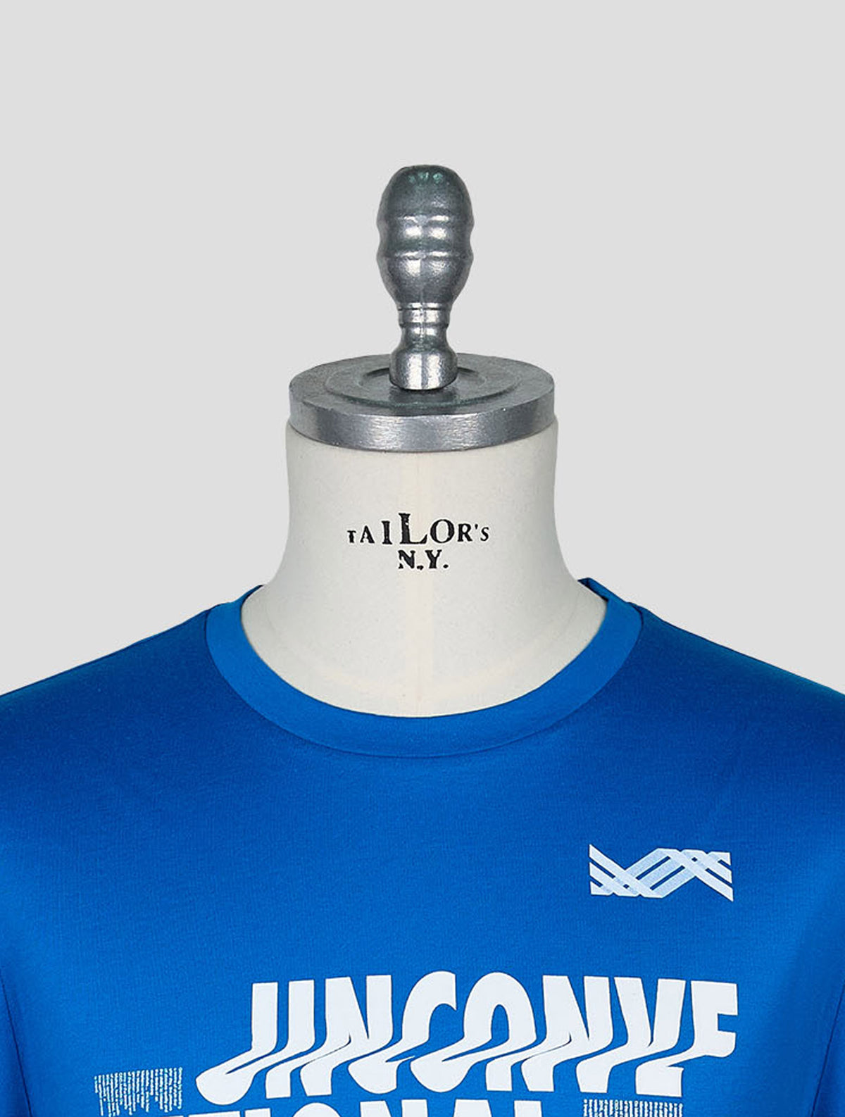 Kiton Knt Electric Blue Cotton T-Shirt