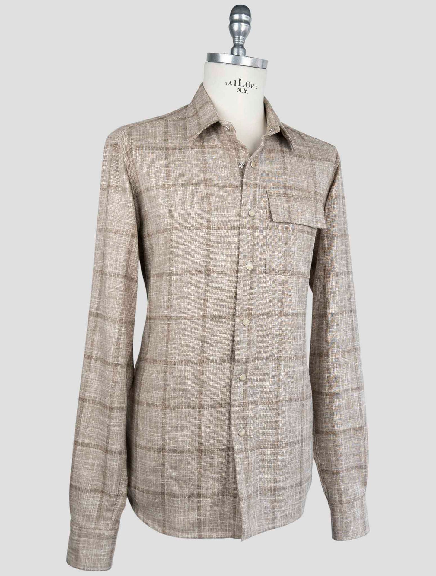 Chemise BUBA en Laine Vierge, Soie et Coton Kiton